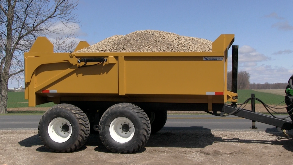 12 Ton Off Road Construction Dump Trailer