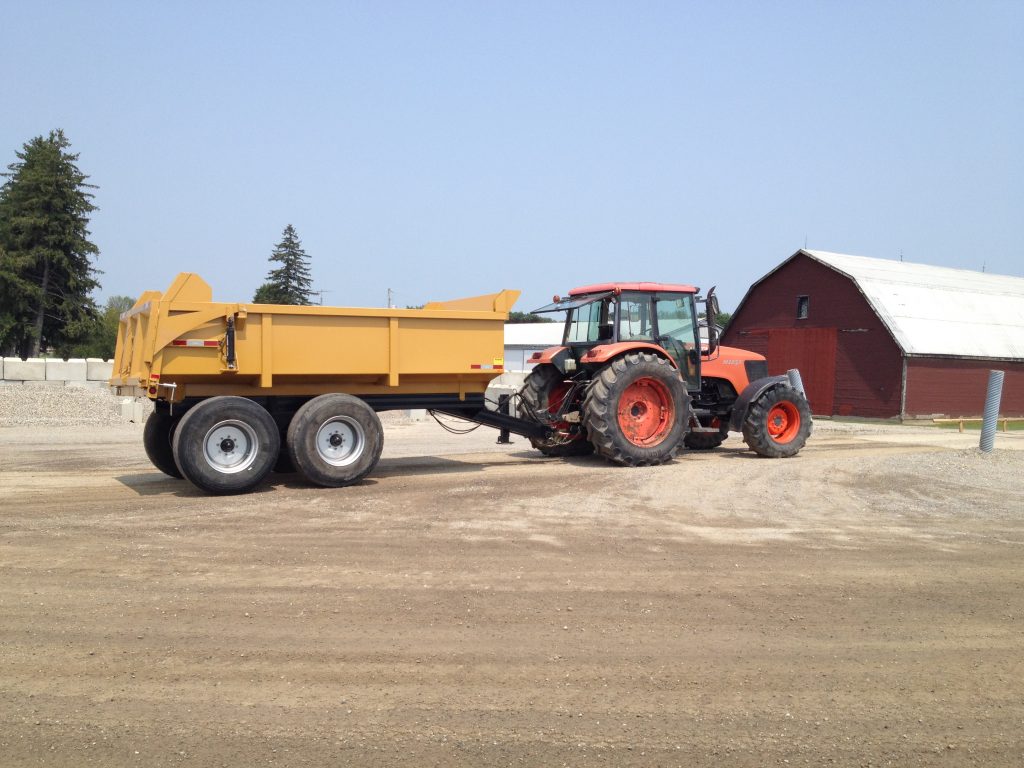 16 Ton Construction Dump Trailer from Berkelmans Welding