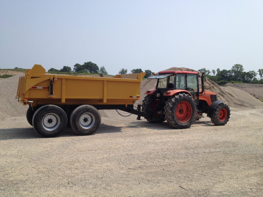 16 Ton Construction Dump Trailer from Berkelmans Welding